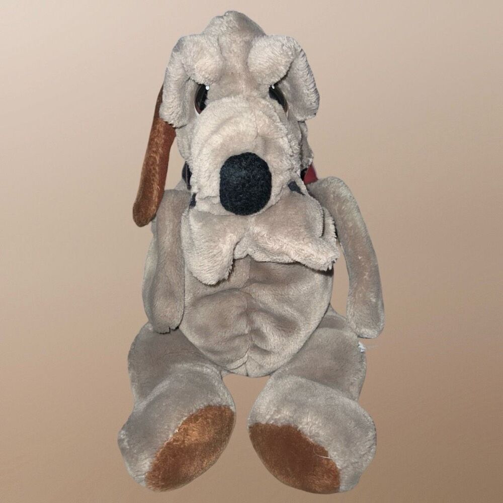 1986 Vintage Kennel Club Plush Dog Animal Playthings Hound Dog Puppet